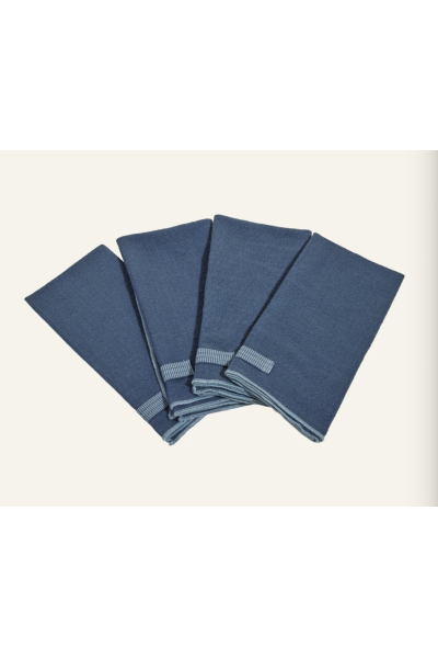 Navy Loop Napkins (set of 8)